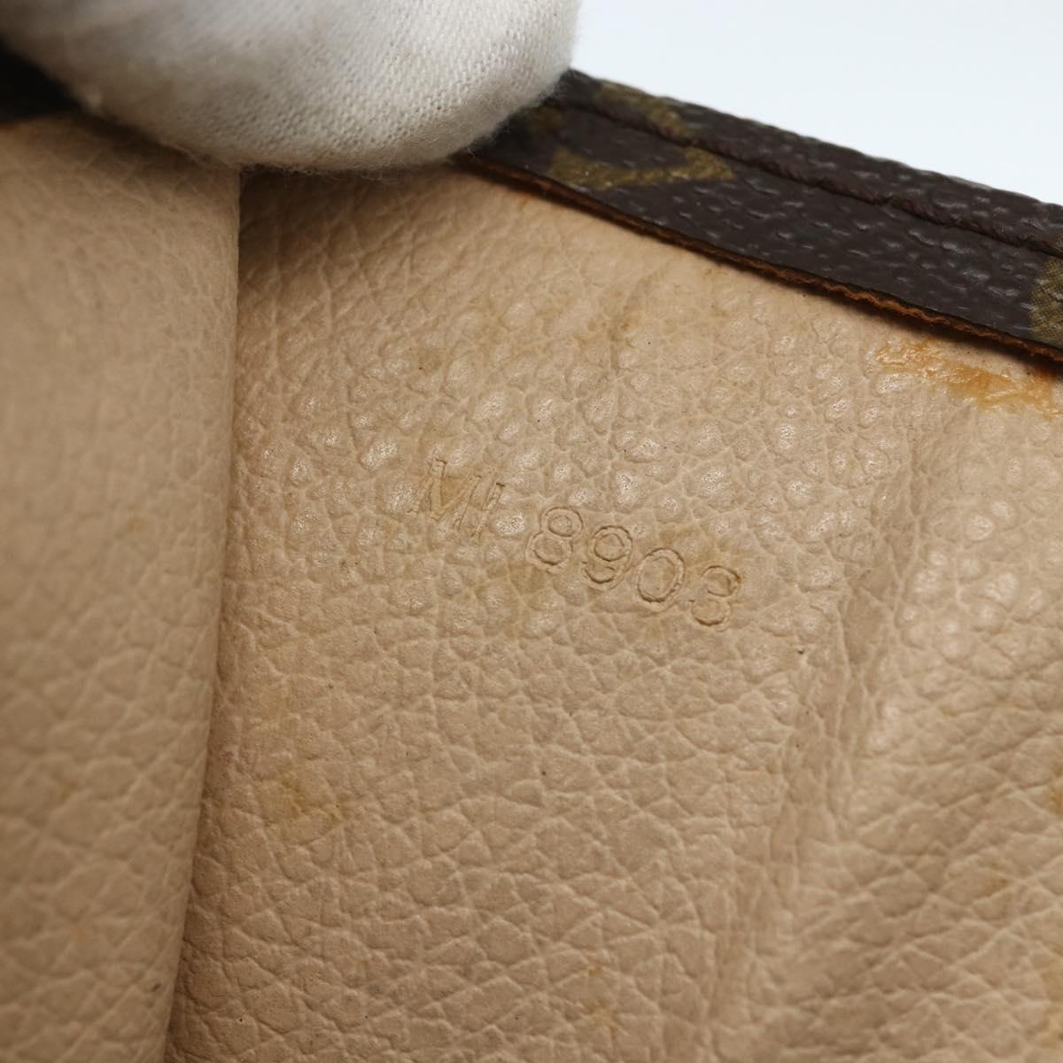 LOUIS VUITTON Monogram Sac Plat Hand Bag M51140 LV Auth bs31305