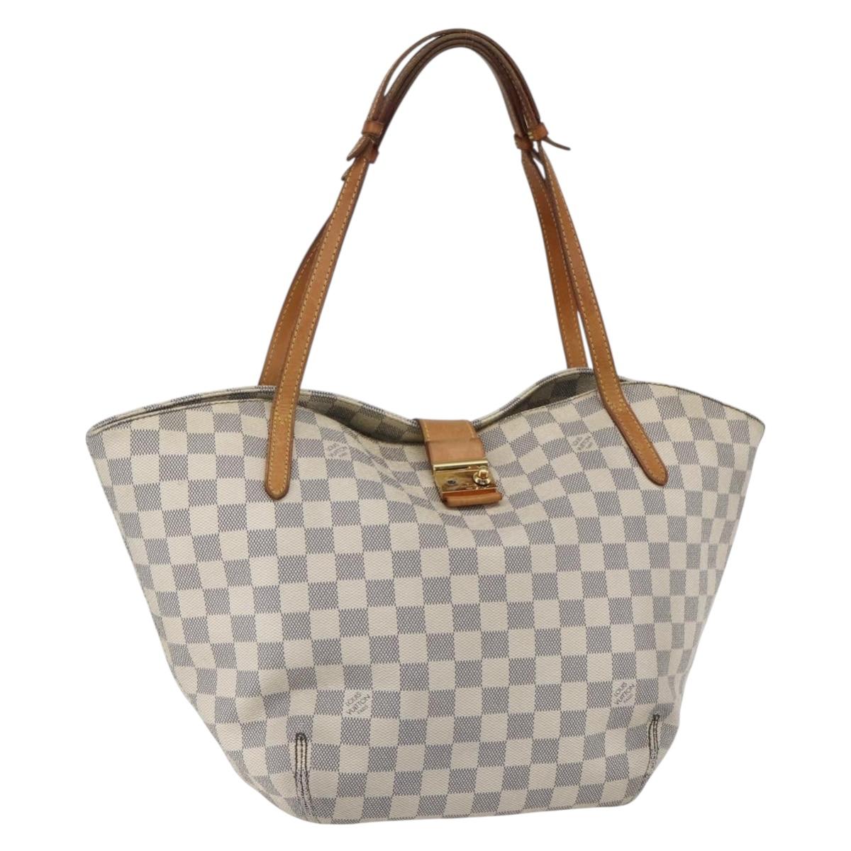 LOUIS VUITTON Damier Azur Salina PM Shoulder Bag N41208 LV Auth bs31306