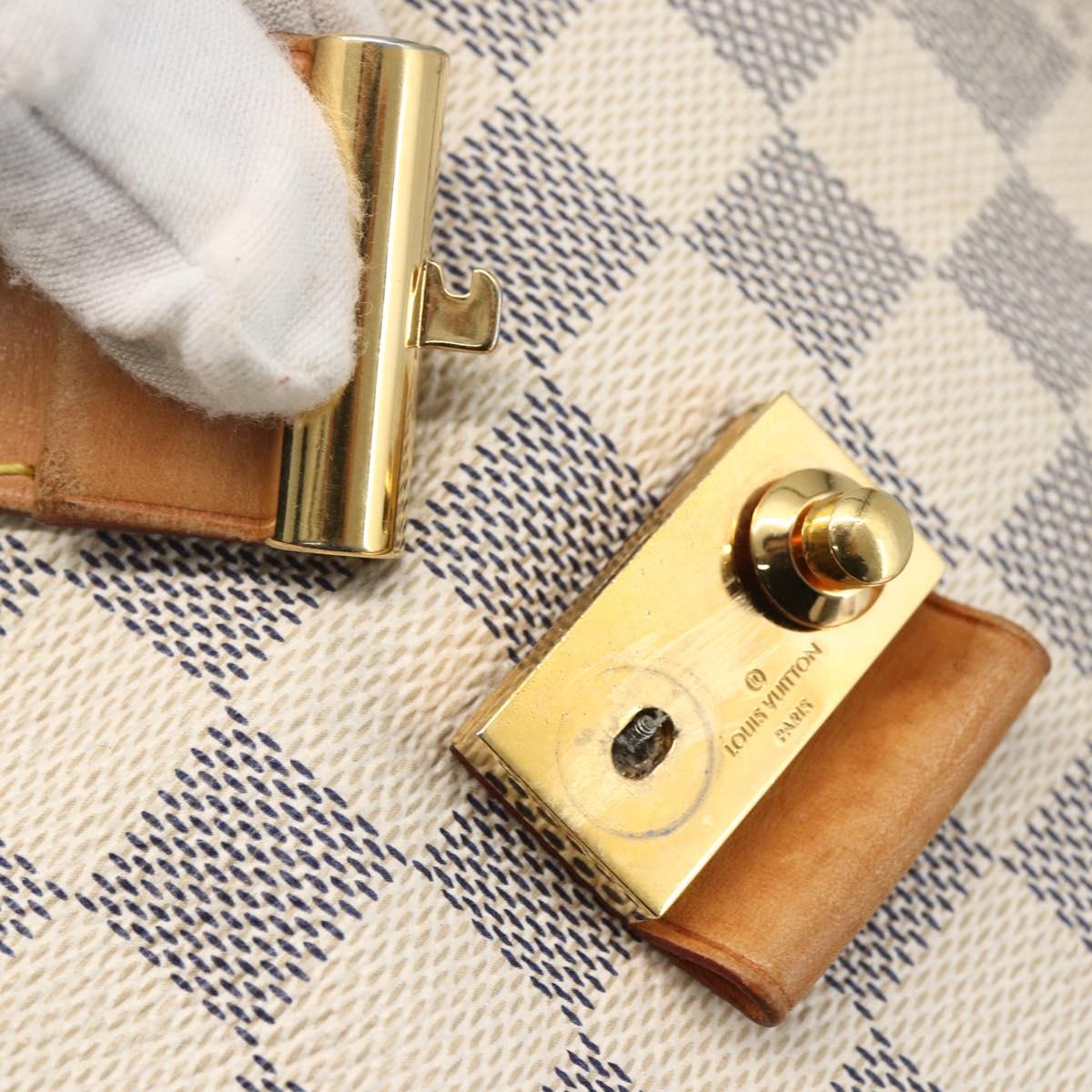 LOUIS VUITTON Damier Azur Salina PM Shoulder Bag N41208 LV Auth bs31306