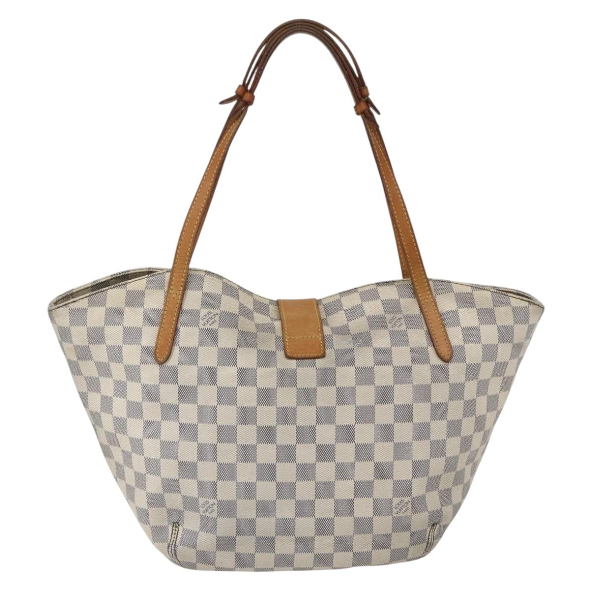 LOUIS VUITTON Damier Azur Salina PM Shoulder Bag N41208 LV Auth bs31306