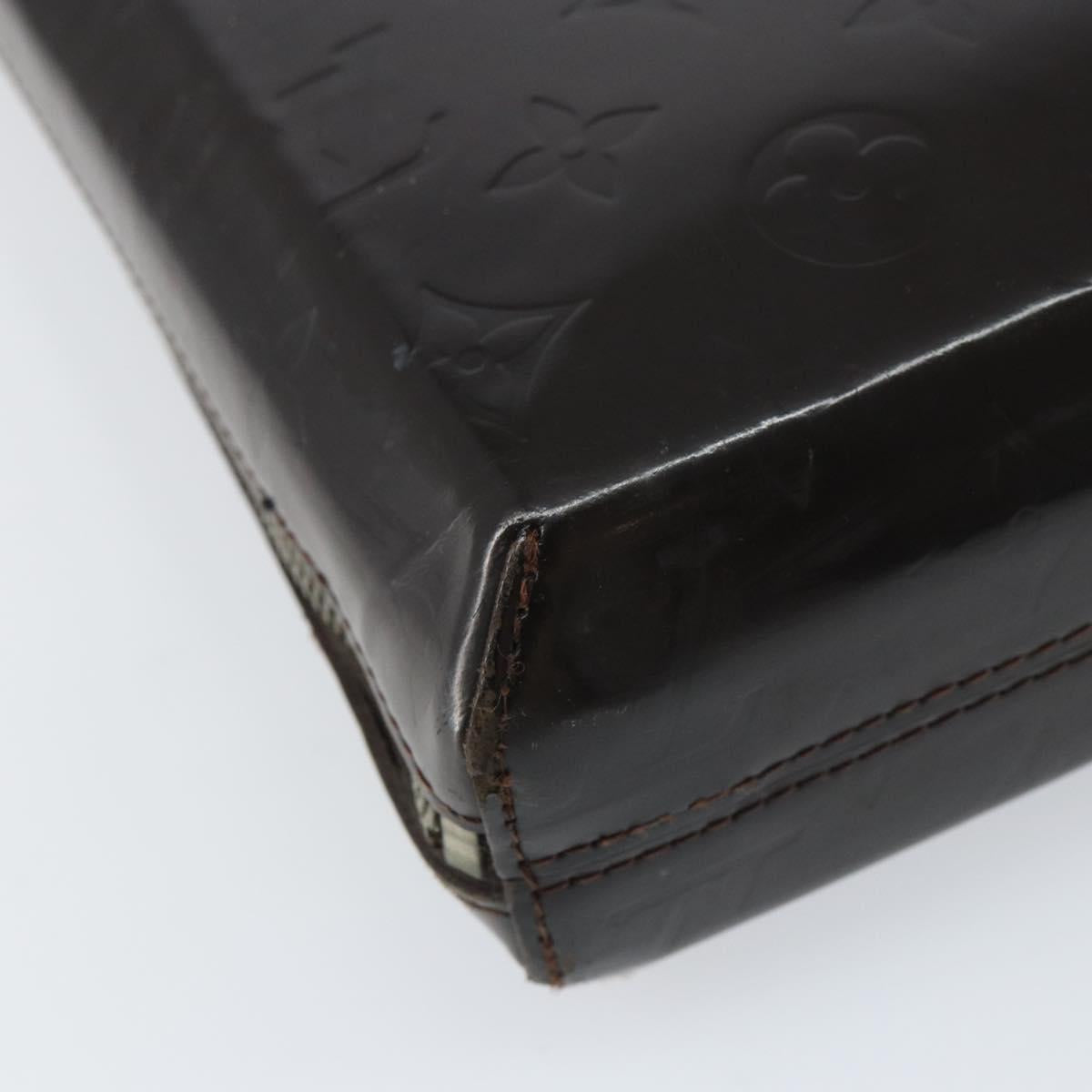 LOUIS VUITTON Monogram Grasse Erwin Hand Bag Black M46580 LV Auth bs31307