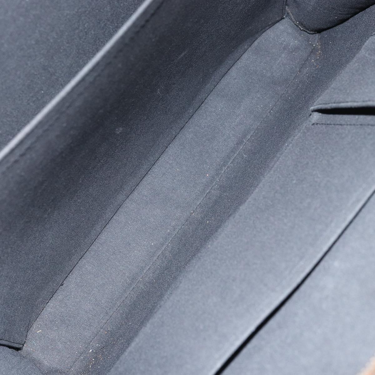 LOUIS VUITTON Monogram Grasse Erwin Hand Bag Black M46580 LV Auth bs31307