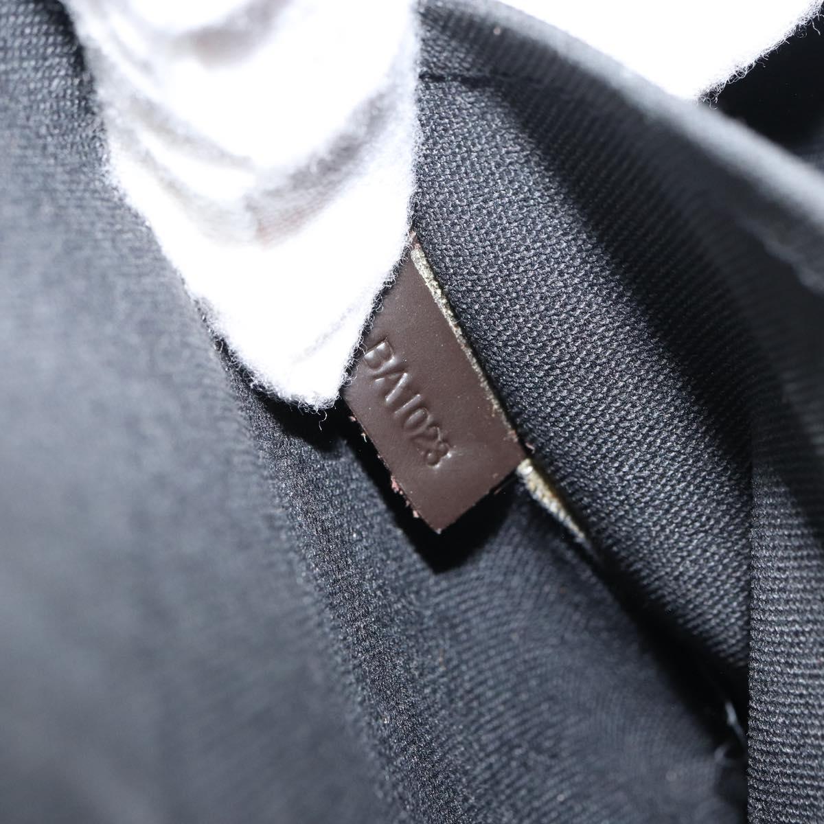 LOUIS VUITTON Monogram Grasse Erwin Hand Bag Black M46580 LV Auth bs31307