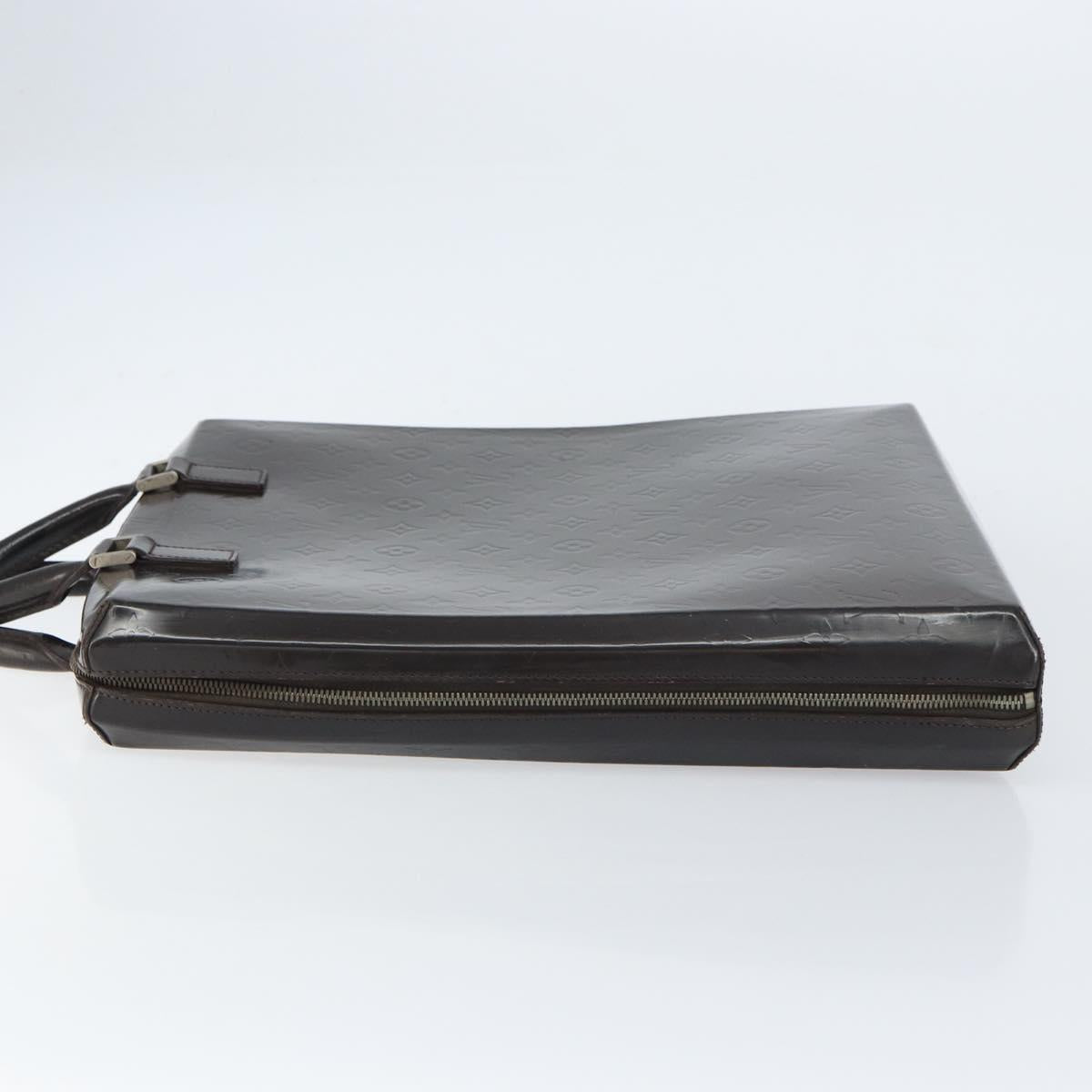 LOUIS VUITTON Monogram Grasse Erwin Hand Bag Black M46580 LV Auth bs31307