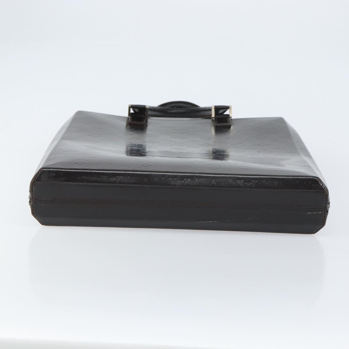 LOUIS VUITTON Monogram Grasse Erwin Hand Bag Black M46580 LV Auth bs31307