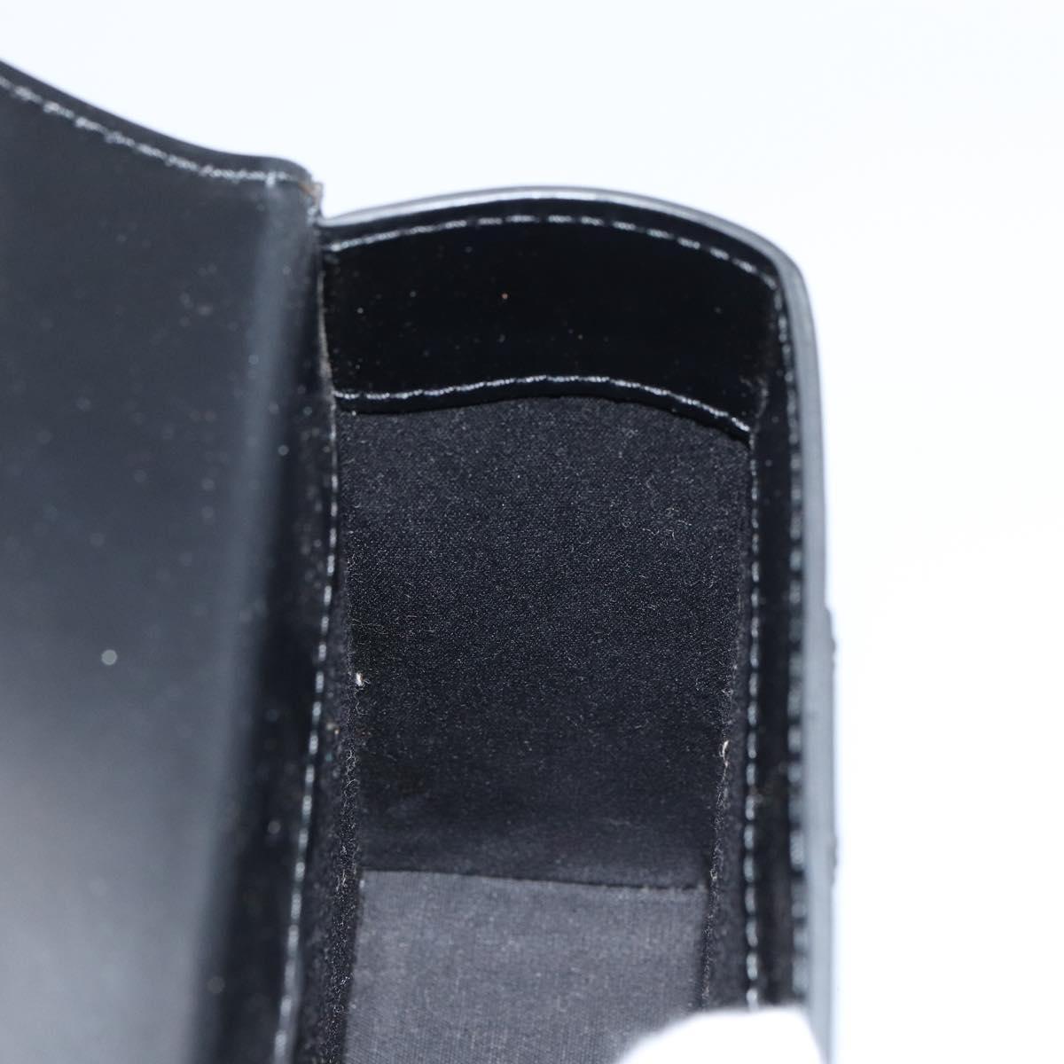 LOUIS VUITTON Pister Shoulder Bag Leather Black M92222 LV Auth bs31308