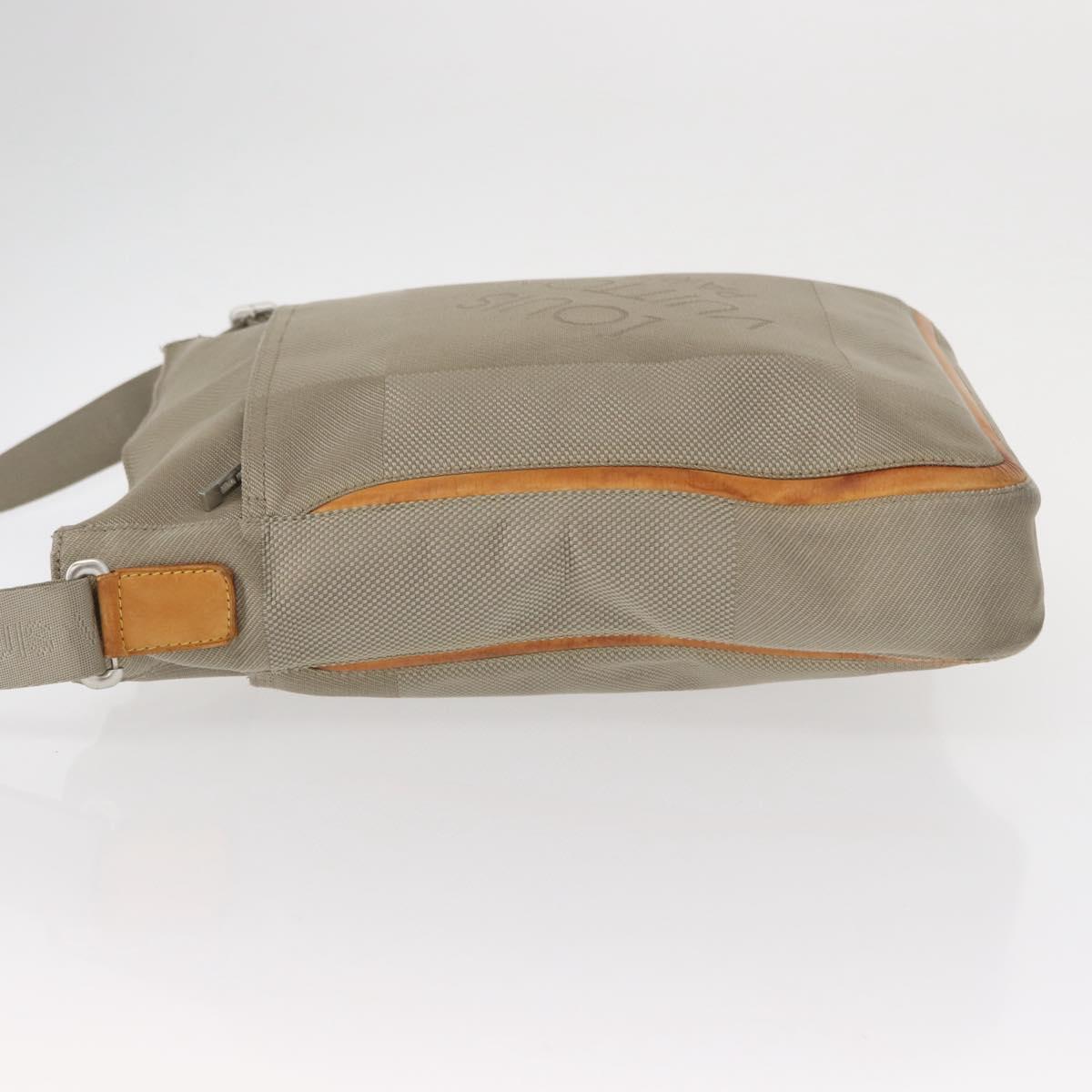 LOUIS VUITTON Damier Geant Compignon Messenger Bag Gray M93046 LV Auth bs31309