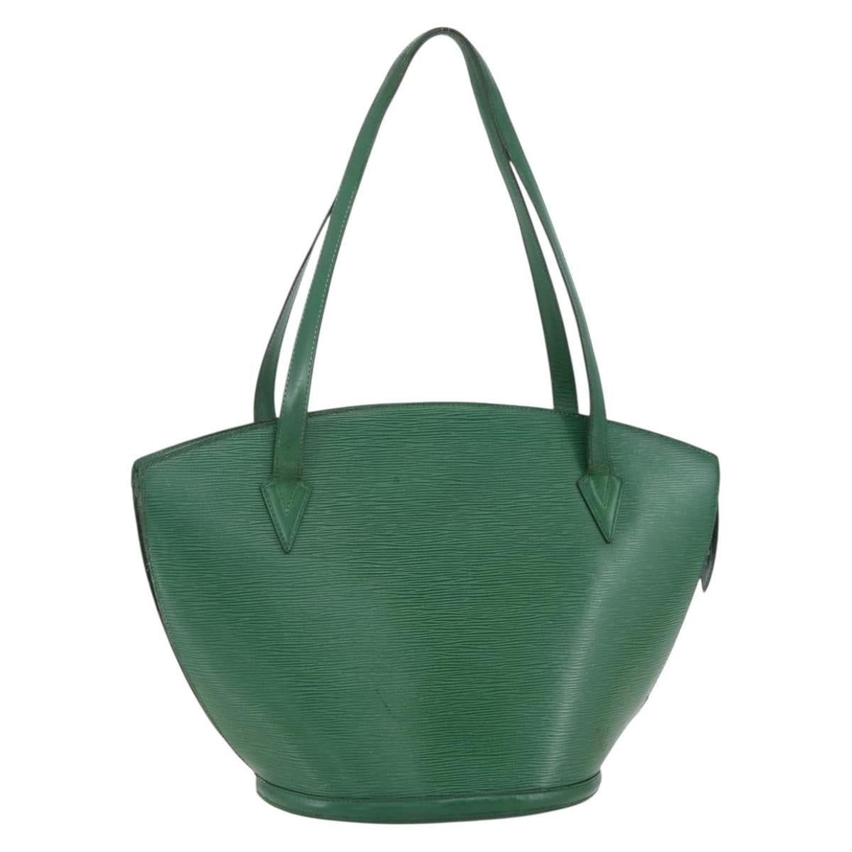 LOUIS VUITTON Epi Saint Jacques Shopping Bag Green M52274 LV Auth bs31312