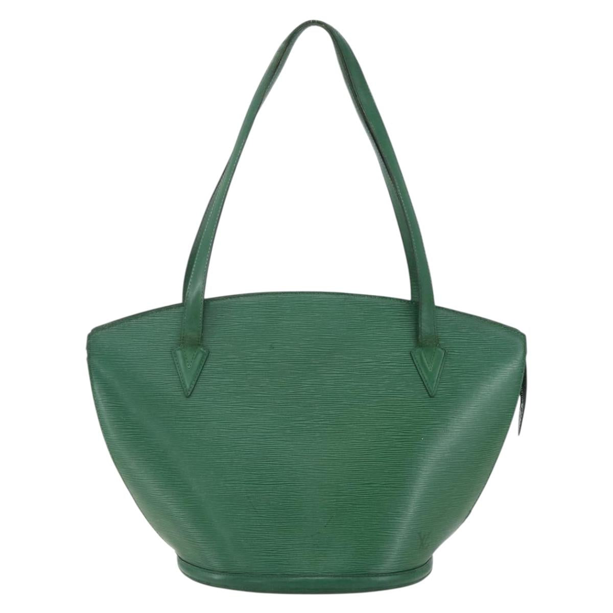 LOUIS VUITTON Epi Saint Jacques Shopping Bag Green M52274 LV Auth bs31312
