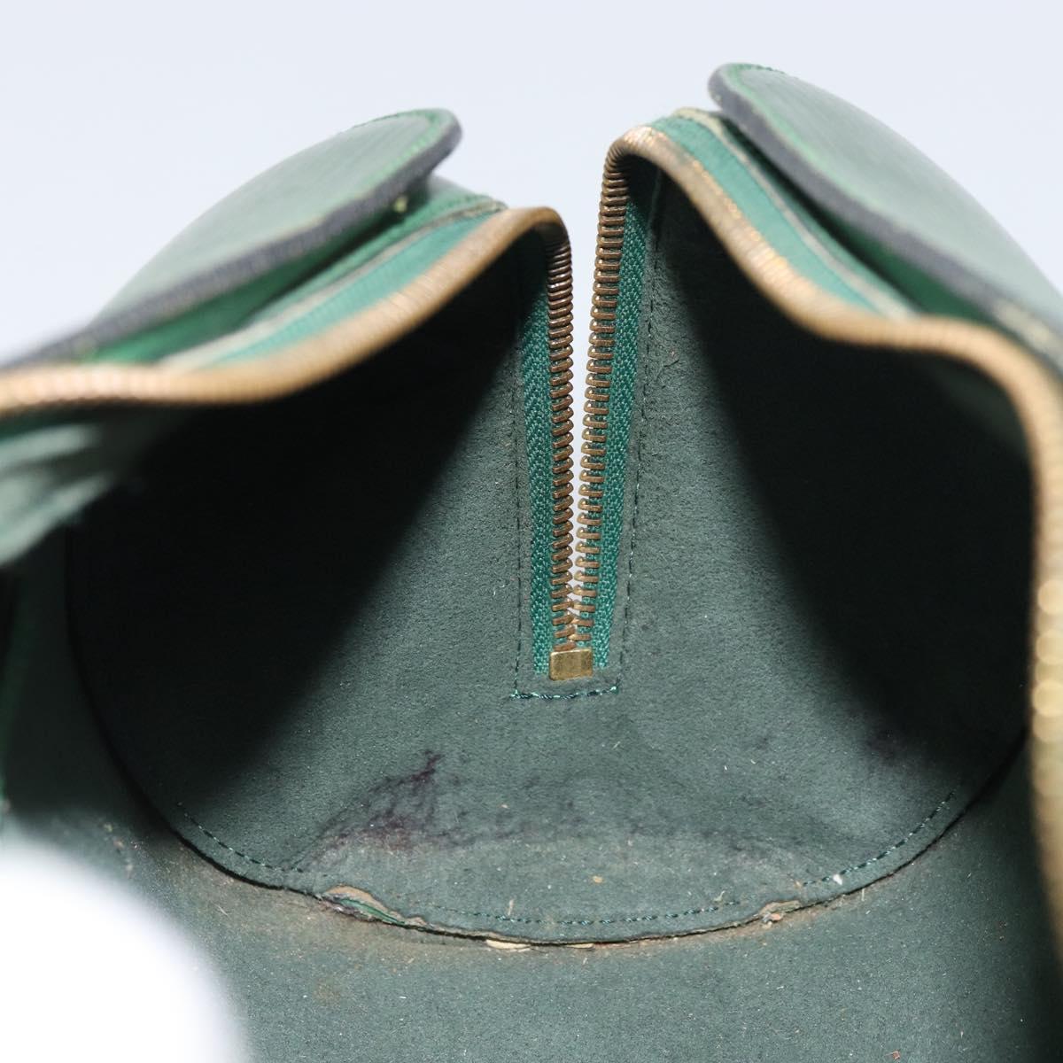 LOUIS VUITTON Epi Soufflot Hand Bag Green M52224 LV Auth bs31313