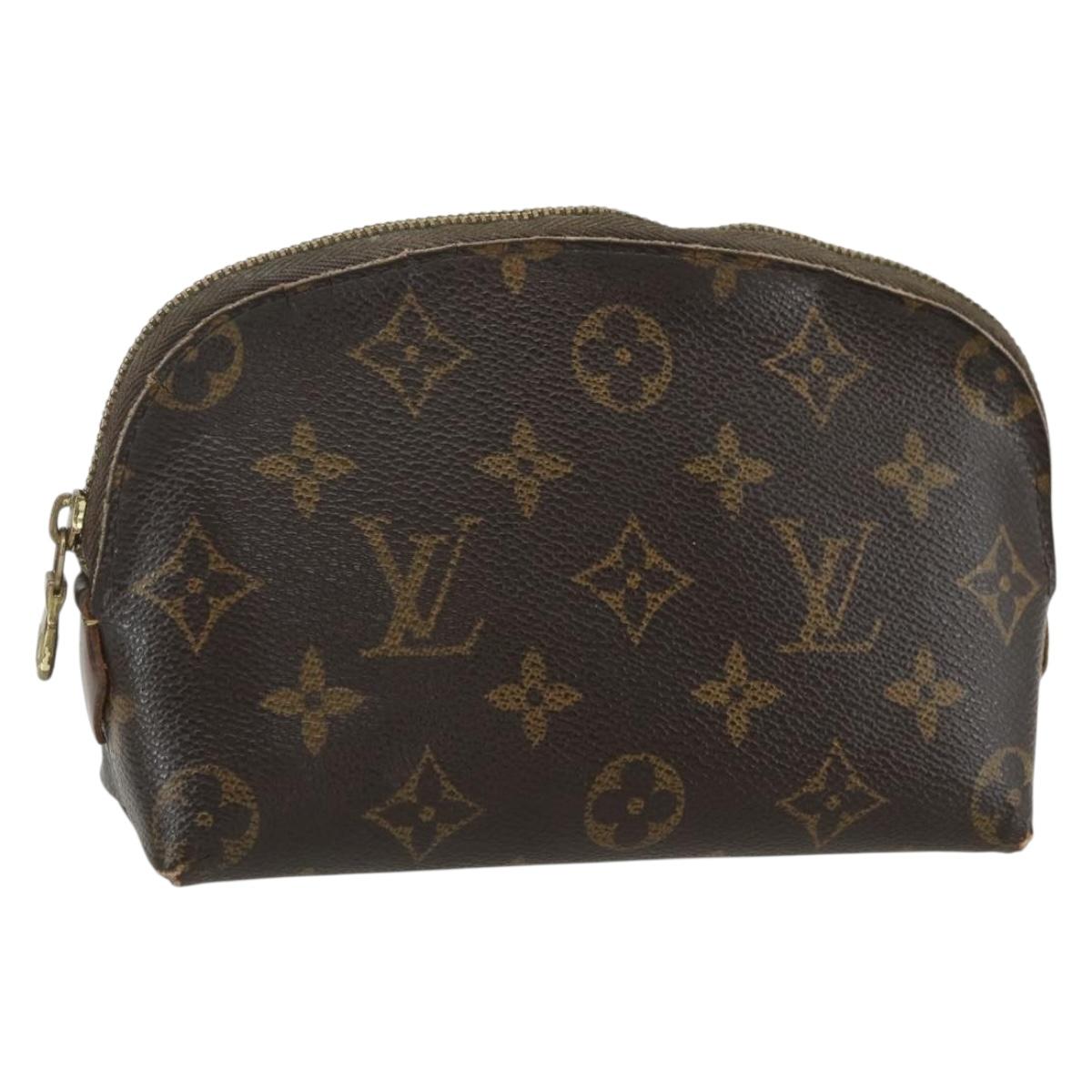 LOUIS VUITTON Monogram Pochette Cosmetic PM Pouch M43998 LV Auth bs31315