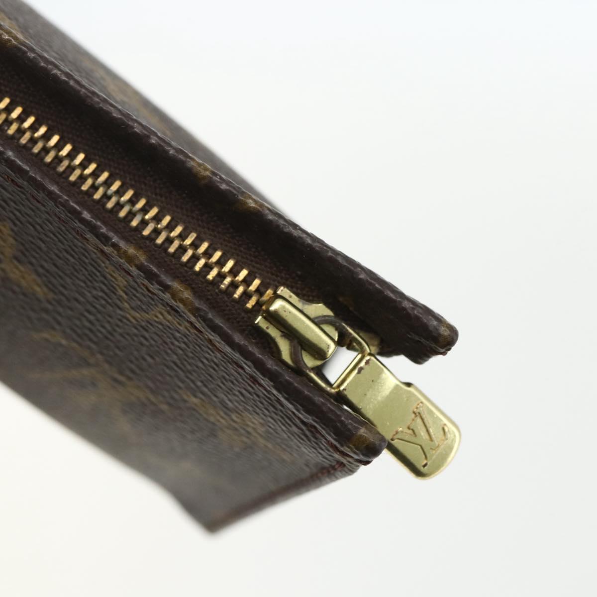 LOUIS VUITTON Monogram Poche Toilette 15 Pouch M47546 LV Auth bs31316