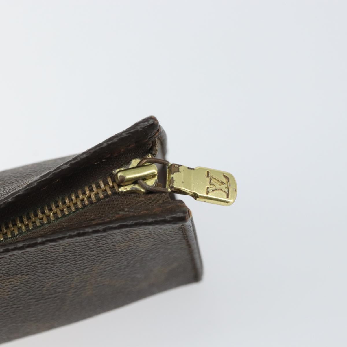 LOUIS VUITTON Monogram Poche Toilette 15 Pouch M47546 LV Auth bs31317