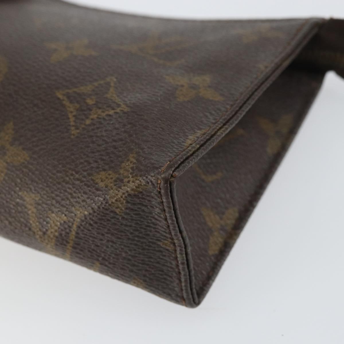 LOUIS VUITTON Monogram Poche Toilette 15 Pouch M47546 LV Auth bs31317