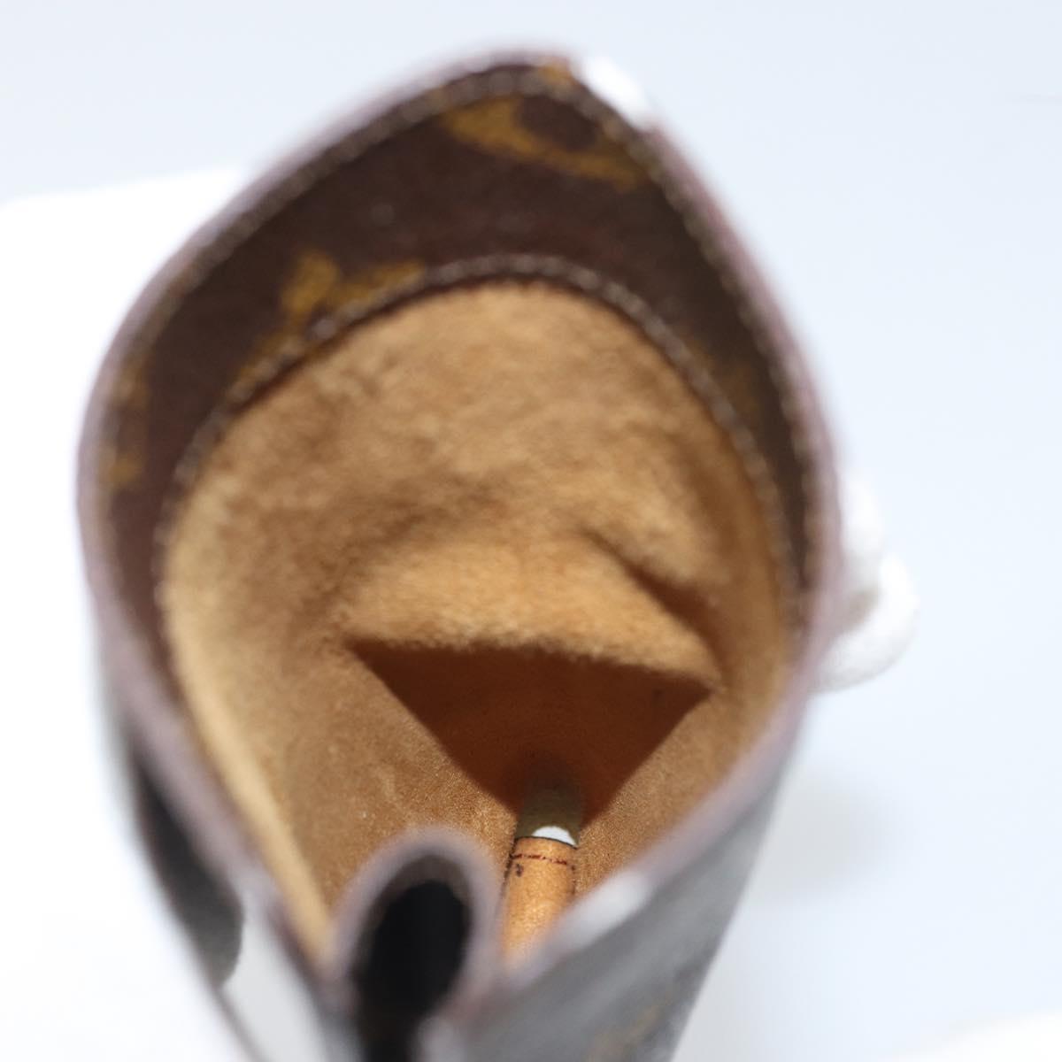 LOUIS VUITTON Monogram Etui Lunette Simple Glasses Case M62962 LV Auth bs31318