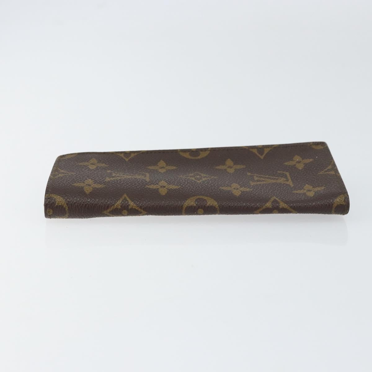 LOUIS VUITTON Monogram Etui Lunette Simple Glasses Case M62962 LV Auth bs31318