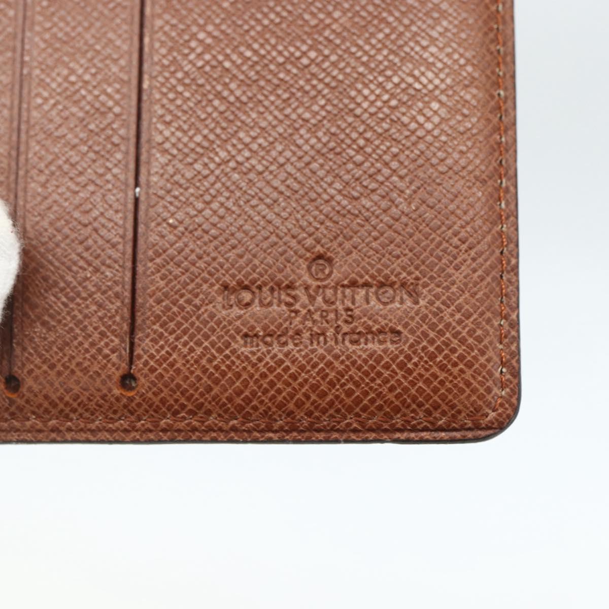 LOUIS VUITTON Monogram Porte Billets Cult Blue Pass Case M60905 LV Auth bs31319