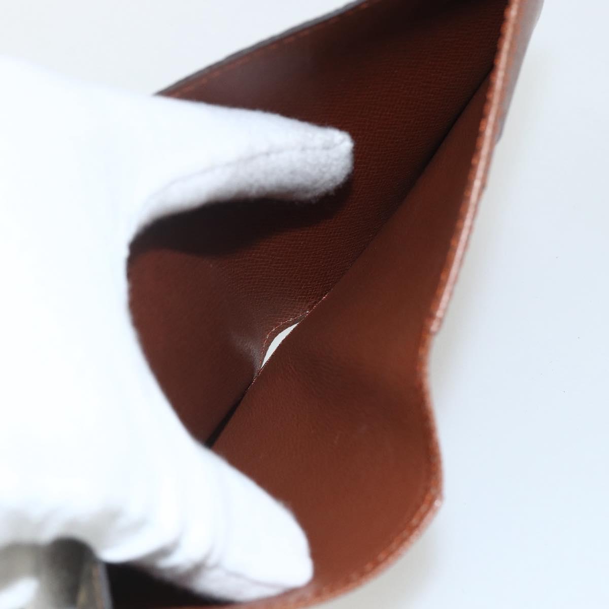 LOUIS VUITTON Monogram Porte Billets Cult Blue Pass Case M60905 LV Auth bs31319