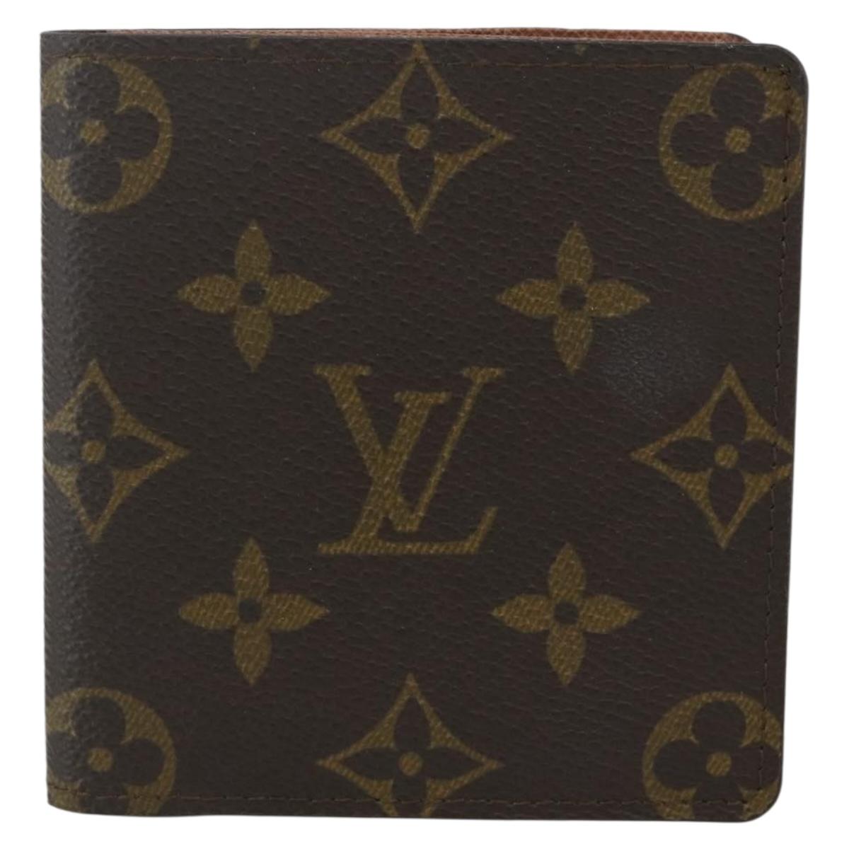 LOUIS VUITTON Monogram Porte Billets Cult Blue Pass Case M60905 LV Auth bs31319