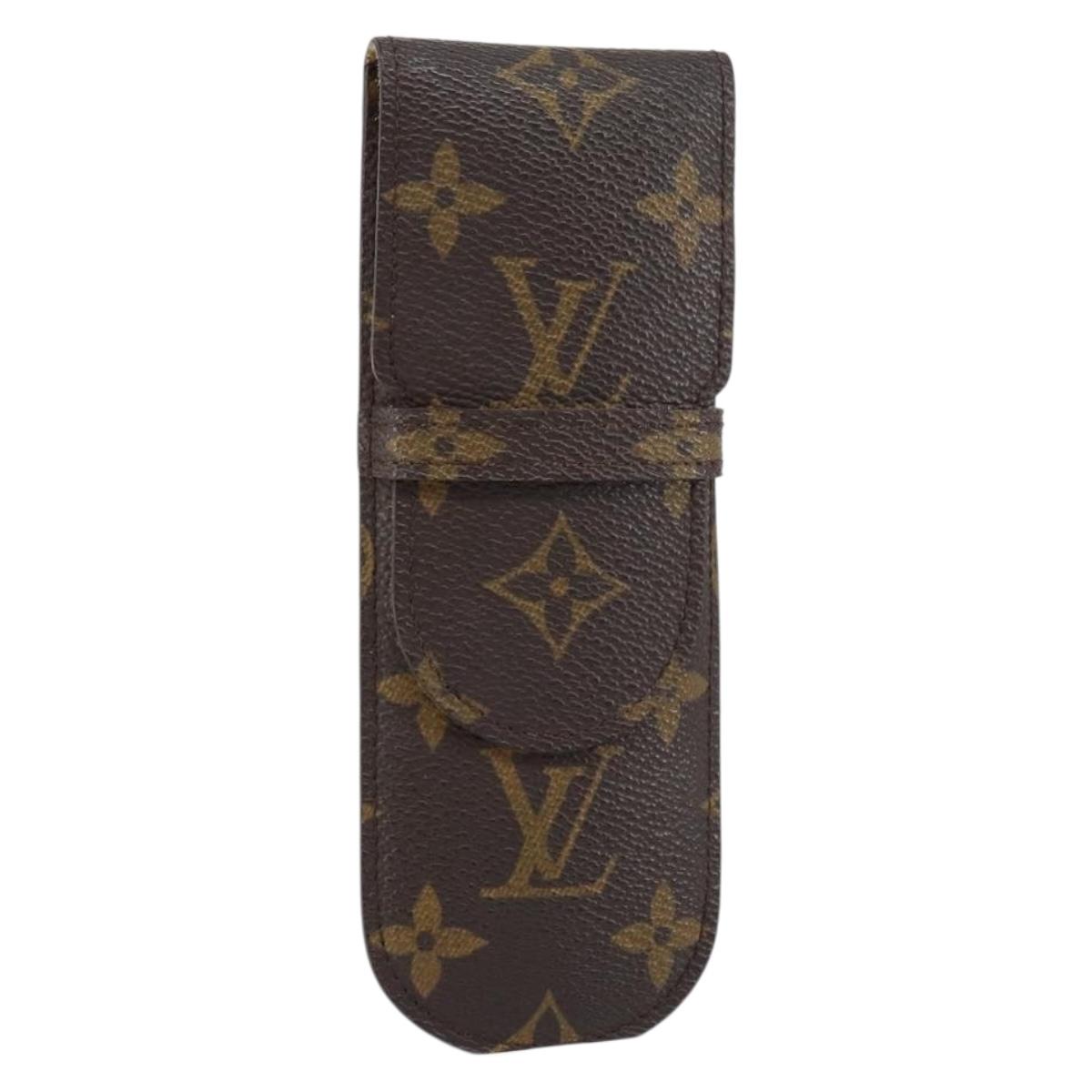 LOUIS VUITTON Monogram Etui Stilo Pen Case M62990 LV Auth bs31320
