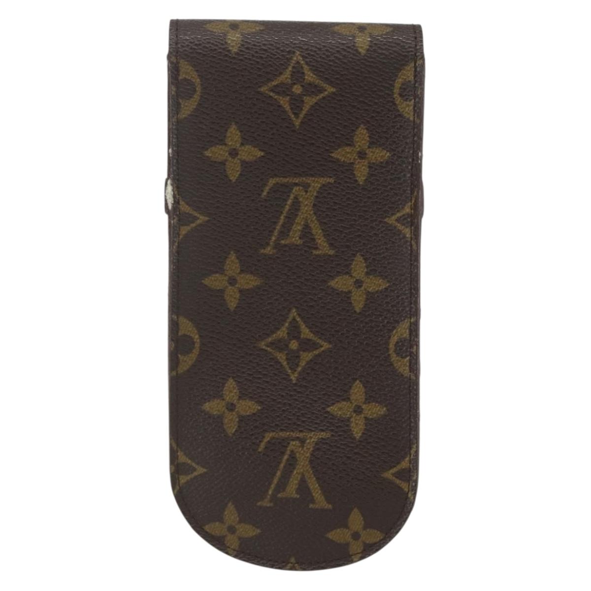 LOUIS VUITTON Monogram Etui Lunette Rabat Glasses Case M62970 LV Auth bs31321