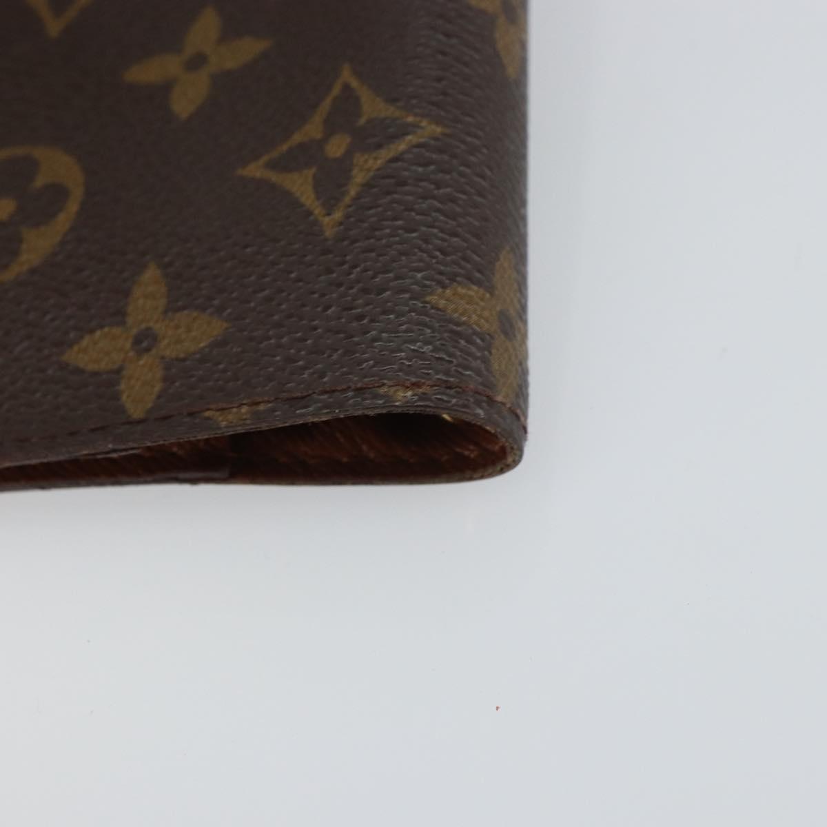 LOUIS VUITTON Monogram Agenda PM Day Planner Cover R20005 LV Auth bs31322