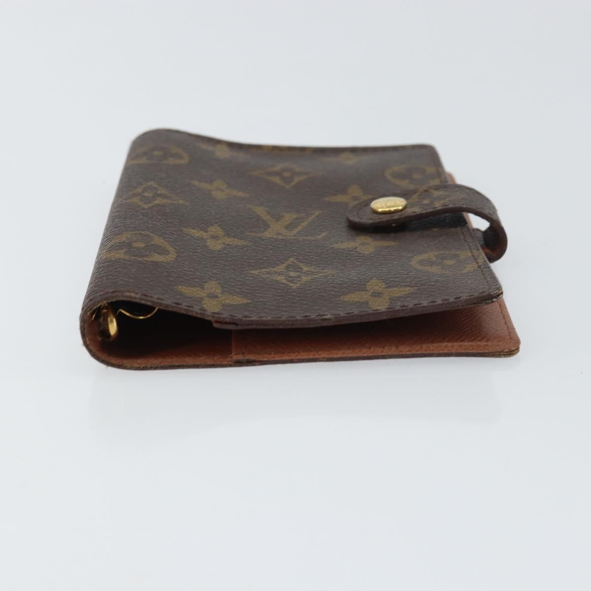 LOUIS VUITTON Monogram Agenda PM Day Planner Cover R20005 LV Auth bs31322