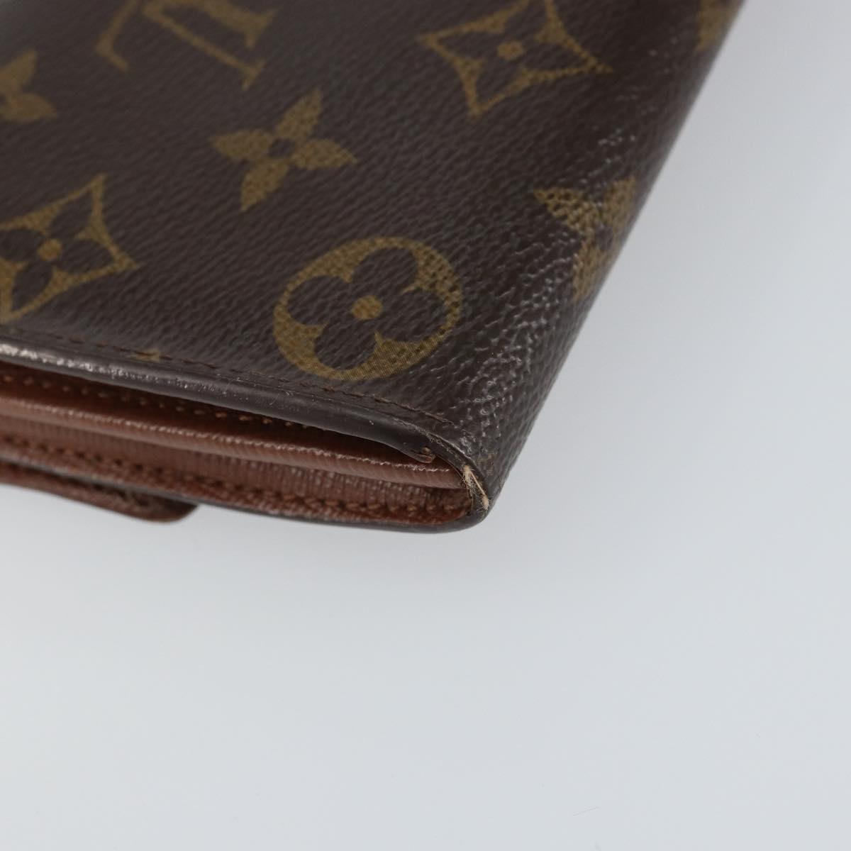 LOUIS VUITTON Monogram Pochette Porte Monnaie Credit Wallet M61725 Auth bs31325