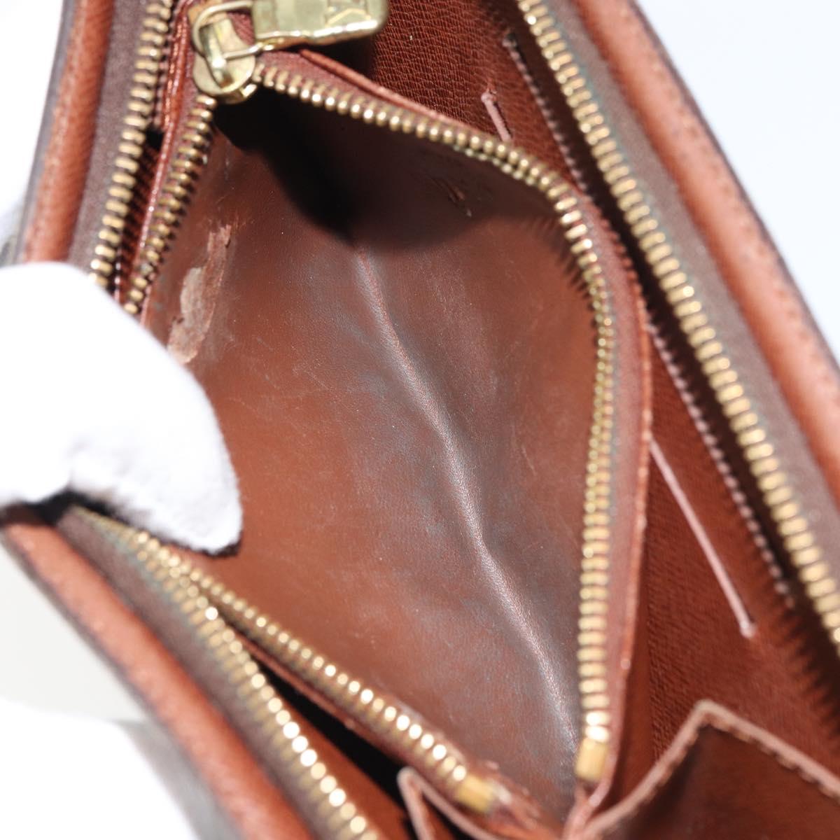 LOUIS VUITTON Monogram Porte Monnaie Zip Long Wallet M61727 LV Auth bs31326