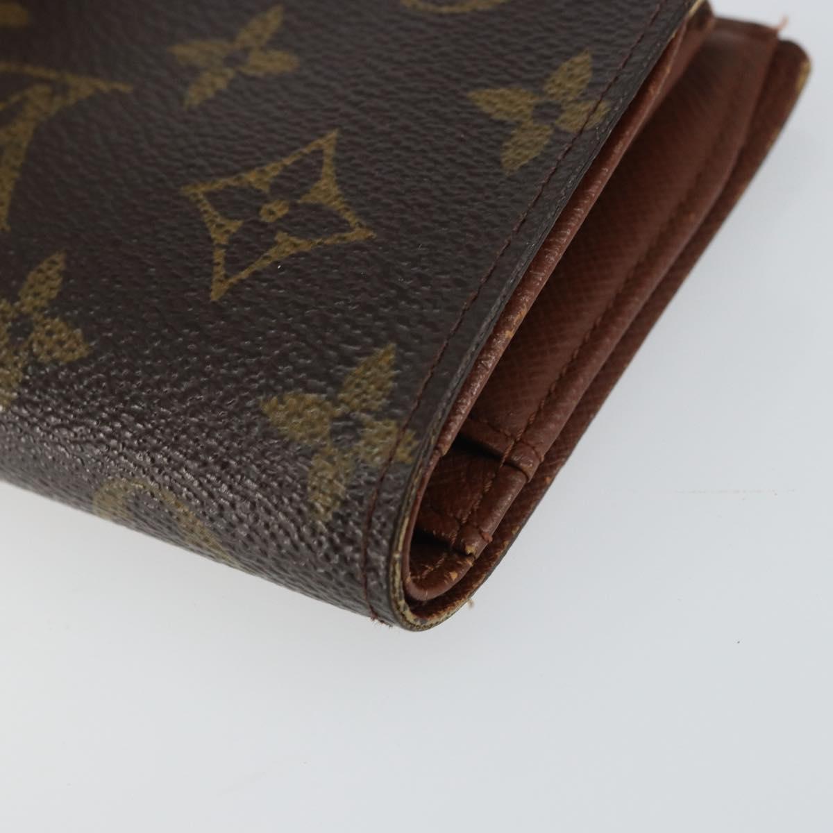 LOUIS VUITTON Monogram Portefeuille Viennois Bifold Wallet M61674 Auth bs31328