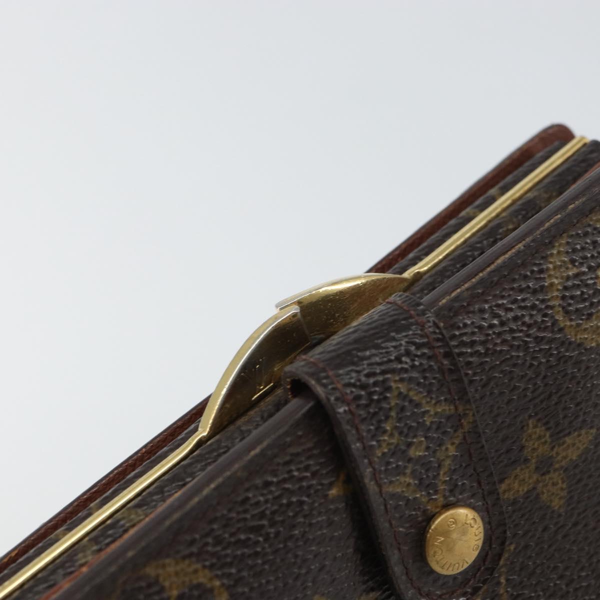 LOUIS VUITTON Monogram Portefeuille Viennois Bifold Wallet M61674 Auth bs31328