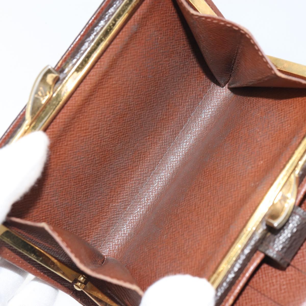 LOUIS VUITTON Monogram Portefeuille Viennois Bifold Wallet M61674 Auth bs31328