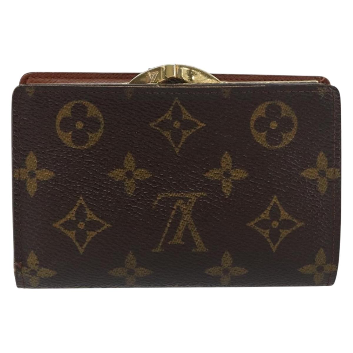LOUIS VUITTON Monogram Portefeuille Viennois Bifold Wallet M61674 Auth bs31328