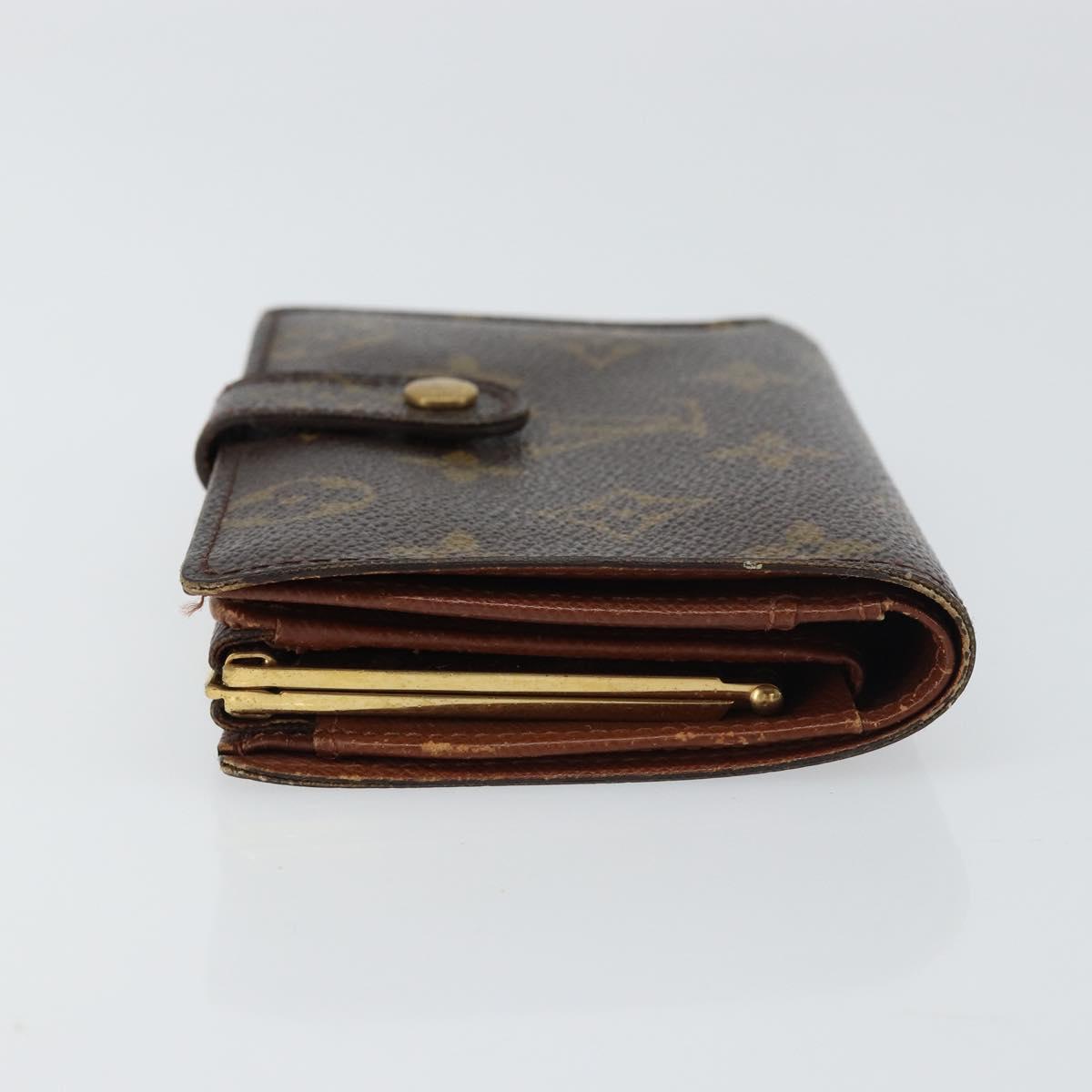 LOUIS VUITTON Monogram Portefeuille Viennois Bifold Wallet M61674 Auth bs31328