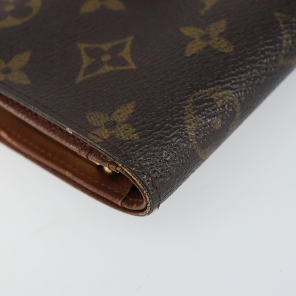 LOUIS VUITTON Monogram Portefeuille Viennois Bifold Wallet M61674 Auth bs31328
