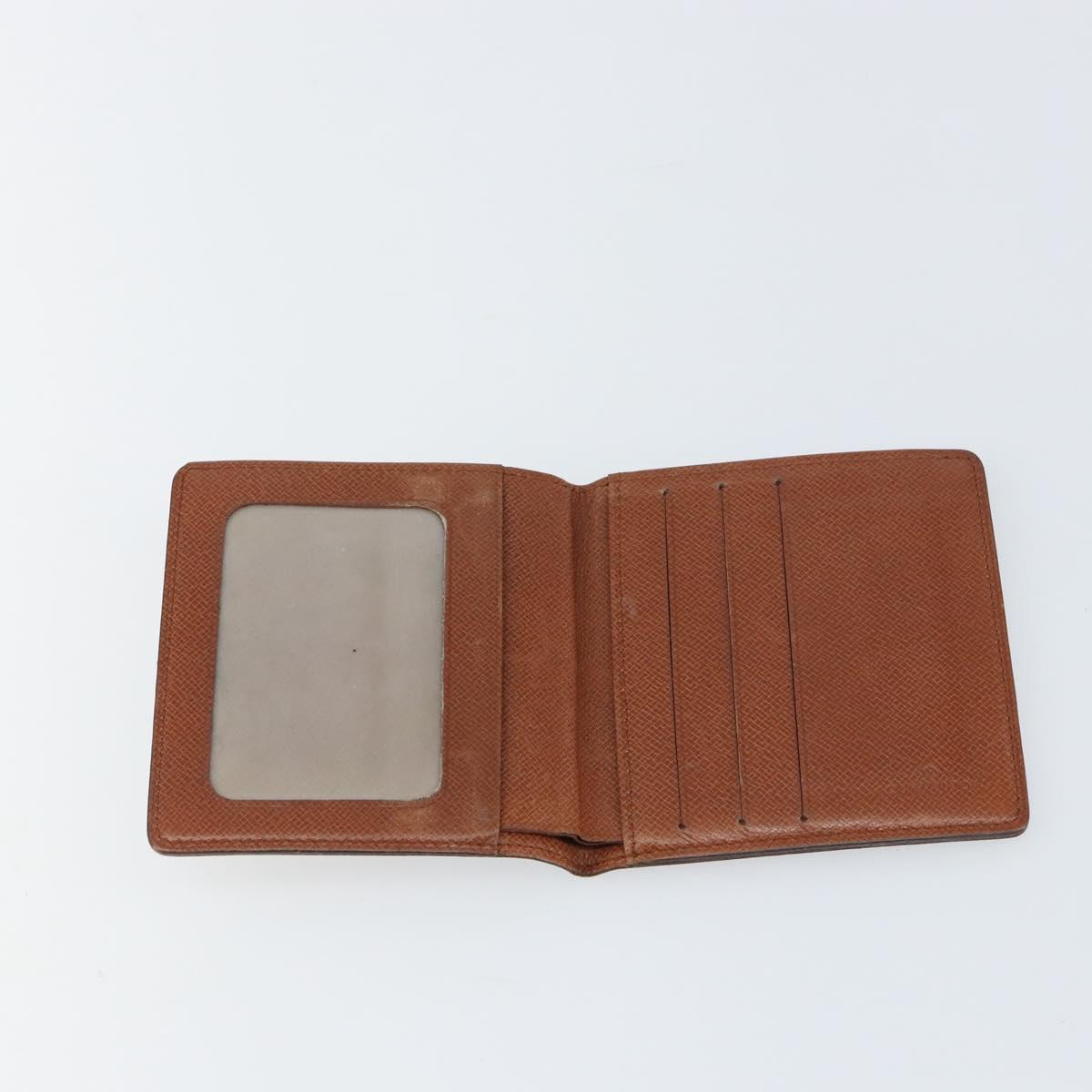 LOUIS VUITTON Monogram Porte Billets Cult Blue Pass Case M60905 LV Auth bs31330