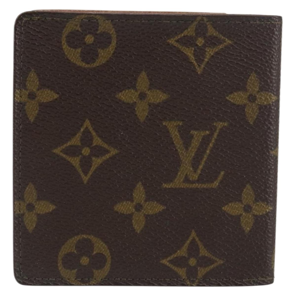 LOUIS VUITTON Monogram Porte Billets Cult Blue Pass Case M60905 LV Auth bs31330