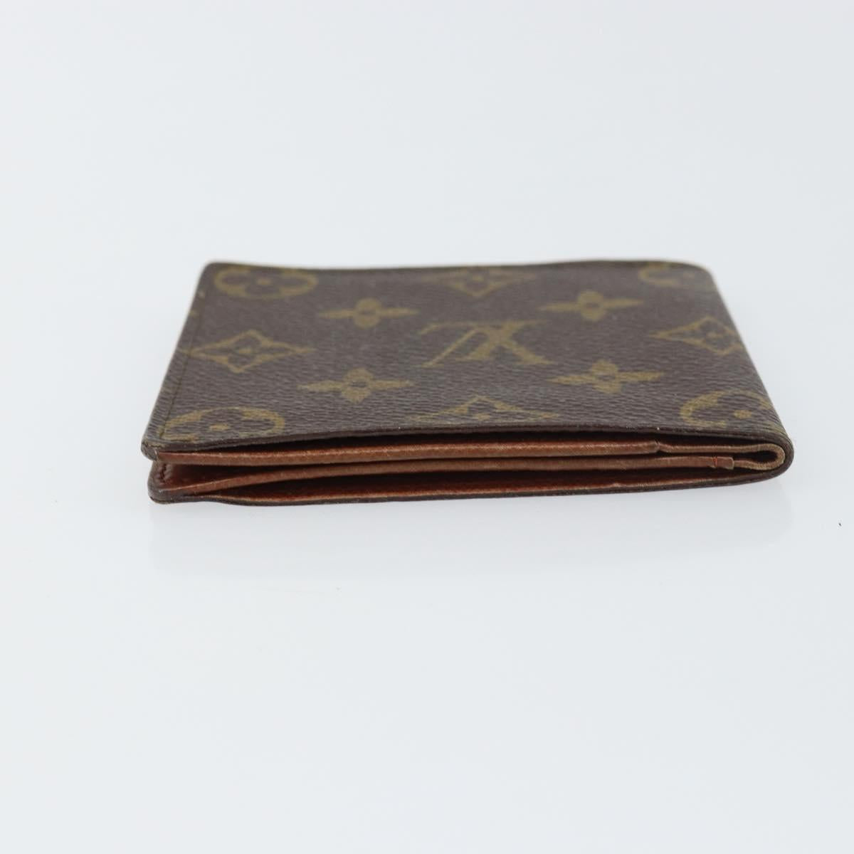 LOUIS VUITTON Monogram Porte Billets Cult Blue Pass Case M60905 LV Auth bs31330