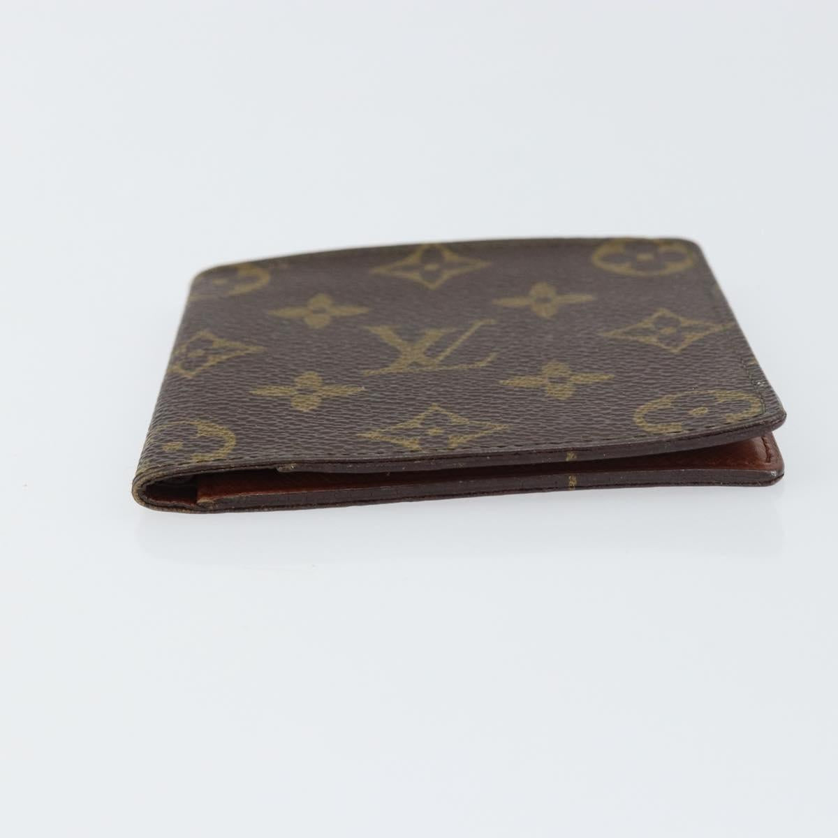 LOUIS VUITTON Monogram Porte Billets Cult Blue Pass Case M60905 LV Auth bs31330