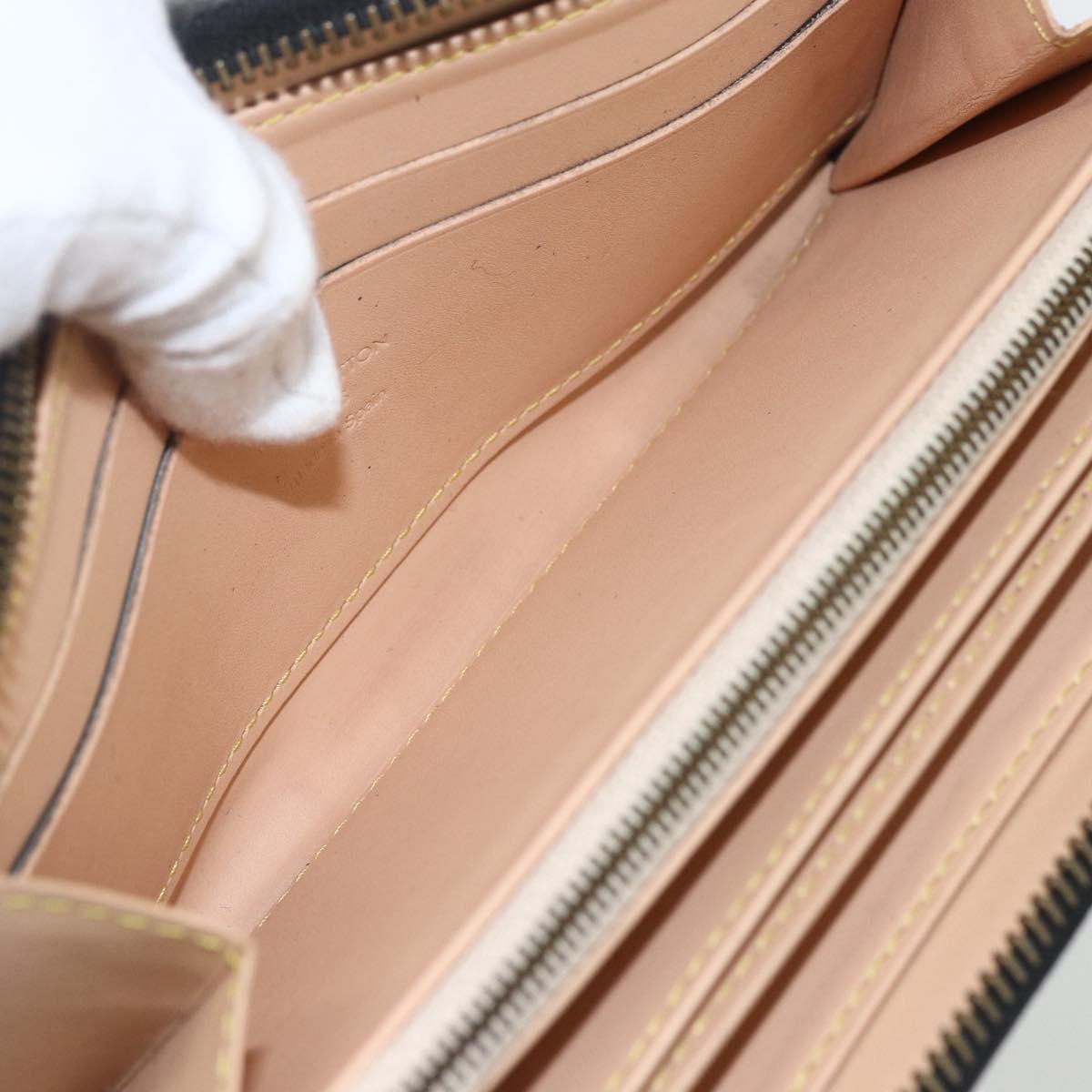 LOUIS VUITTON Monogram Multicolor Zippy Wallet Wallet Black M60243 Auth bs31331