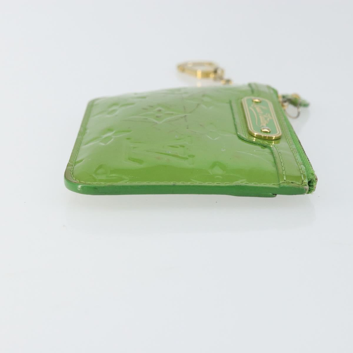 LOUIS VUITTON Vernis Pochette Cles NM Coin Purse Vertnick M93639 LV Auth bs31333