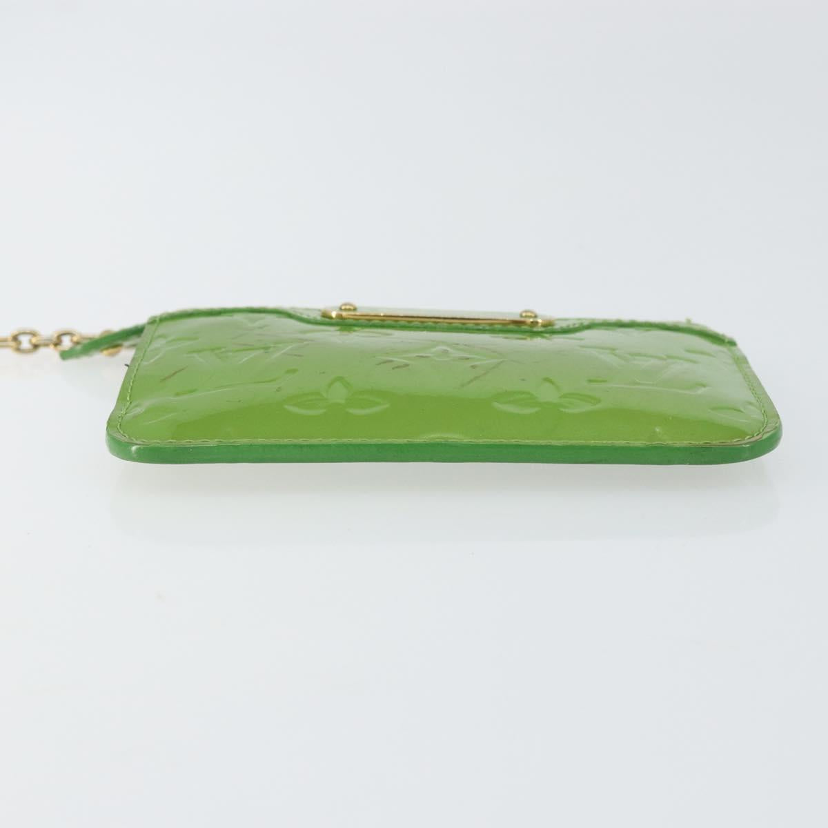 LOUIS VUITTON Vernis Pochette Cles NM Coin Purse Vertnick M93639 LV Auth bs31333
