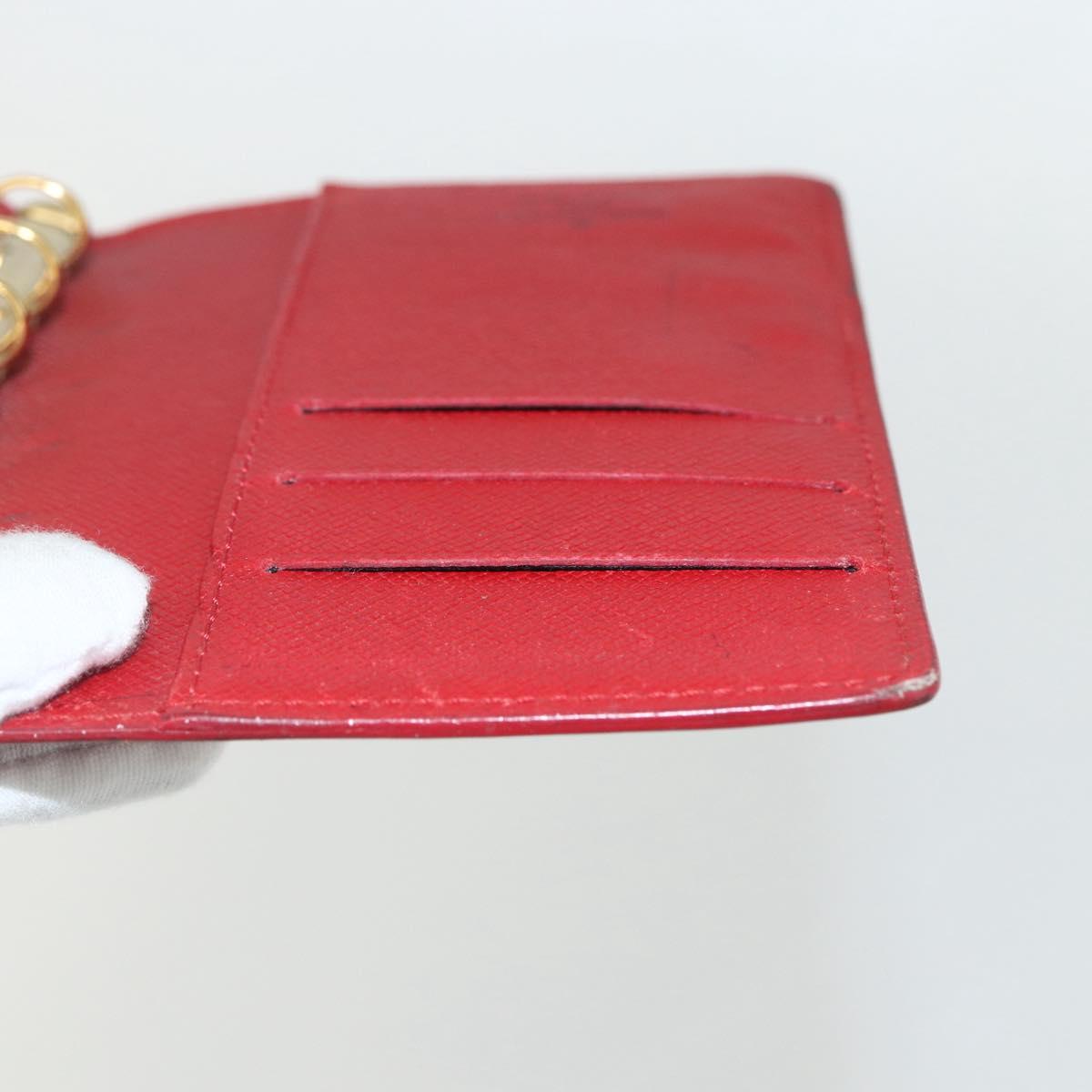 LOUIS VUITTON Epi Agenda PM Day Planner Cover Red R20057 LV Auth bs31335