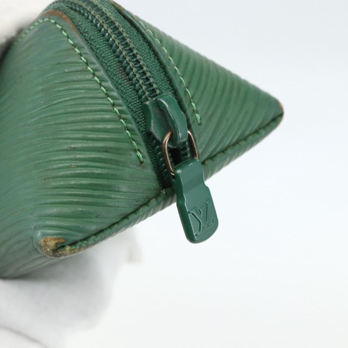 LOUIS VUITTON Epi Trousse Crayons Pen Case Green M56544 LV Auth bs31337