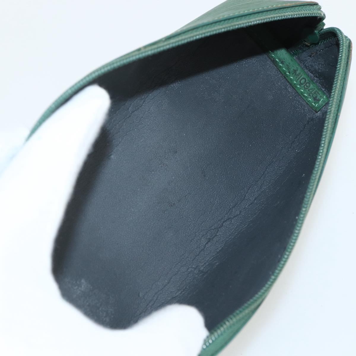 LOUIS VUITTON Epi Trousse Crayons Pen Case Green M56544 LV Auth bs31337
