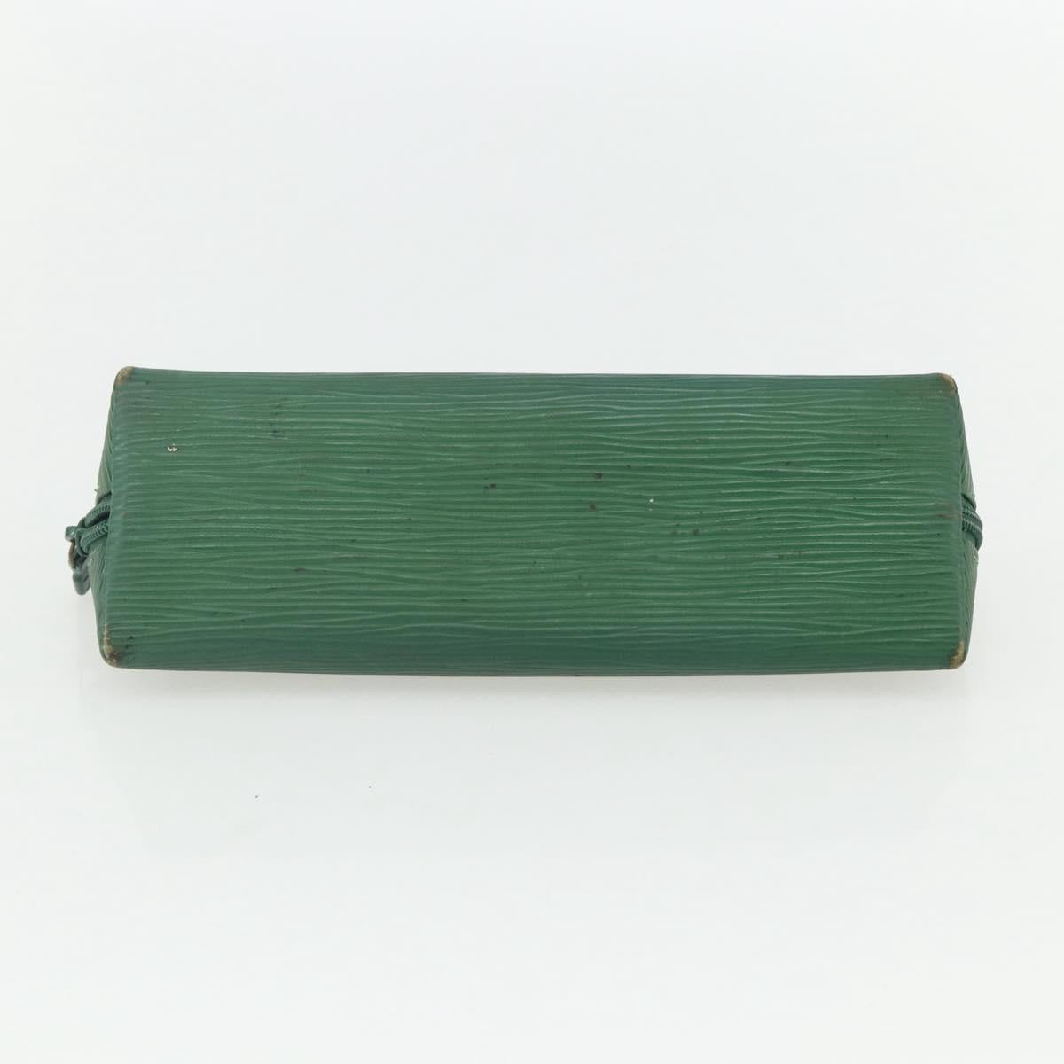 LOUIS VUITTON Epi Trousse Crayons Pen Case Green M56544 LV Auth bs31337