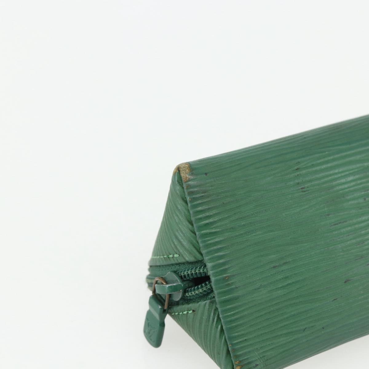 LOUIS VUITTON Epi Trousse Crayons Pen Case Green M56544 LV Auth bs31337