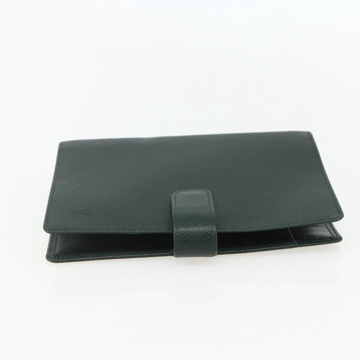 LOUIS VUITTON Taiga Agenda MM Day Planner Cover Epicea R20403 LV Auth bs31338