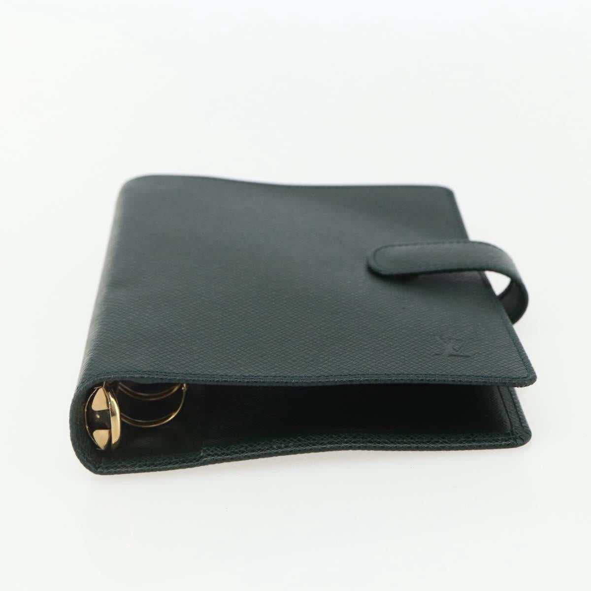 LOUIS VUITTON Taiga Agenda MM Day Planner Cover Epicea R20403 LV Auth bs31338