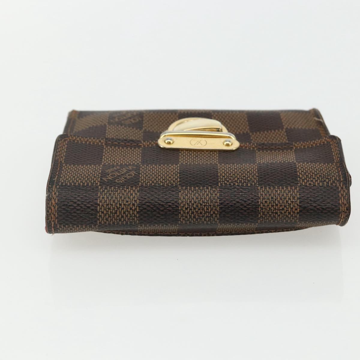 LOUIS VUITTON Damier Ebene Portefeuille Koala Bifold Wallet N60005 Auth bs31340